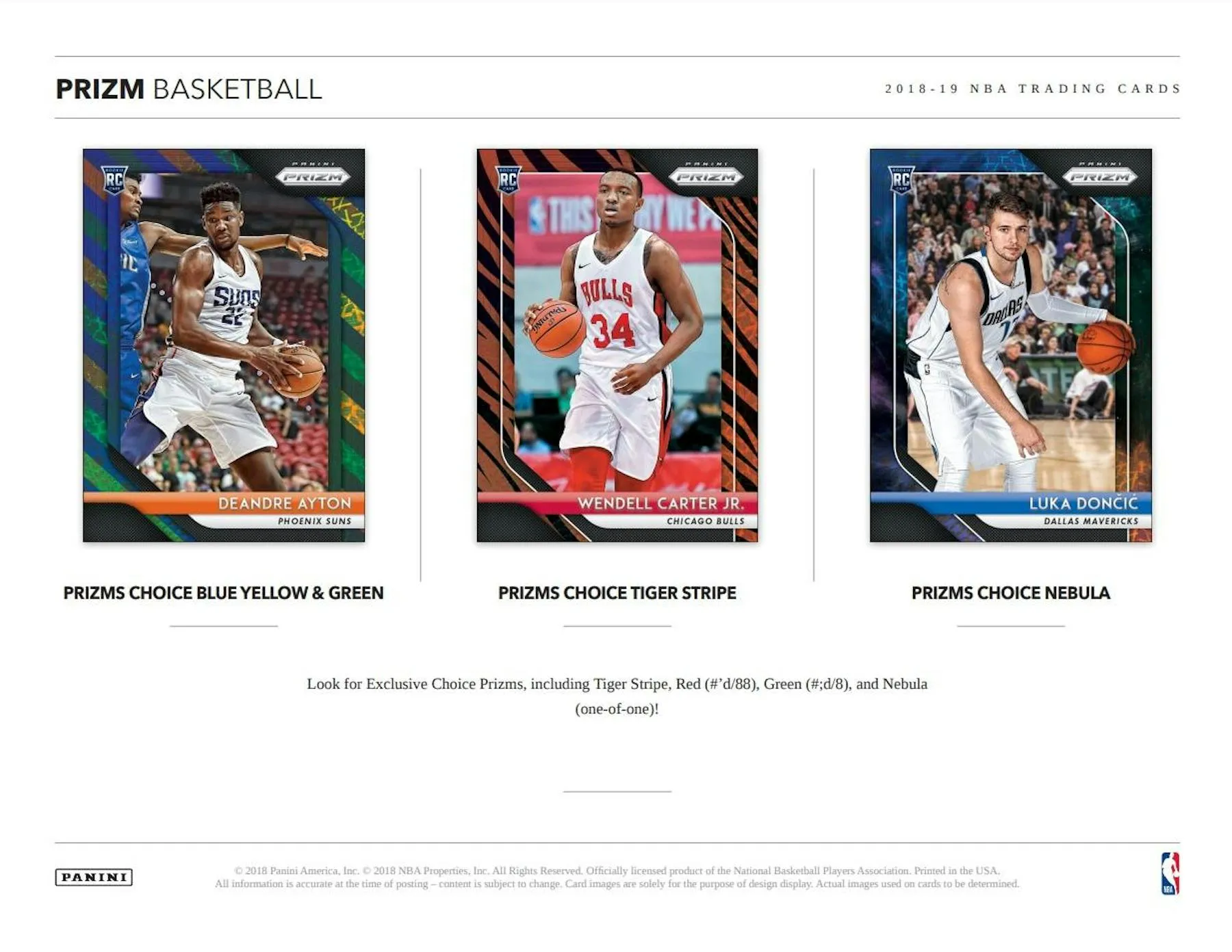 2019-20 Panini Prizm Choice Basketball Hobby Box