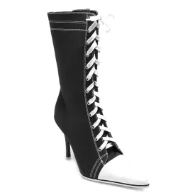 4.5 Heel Sneaker Ankle Boots