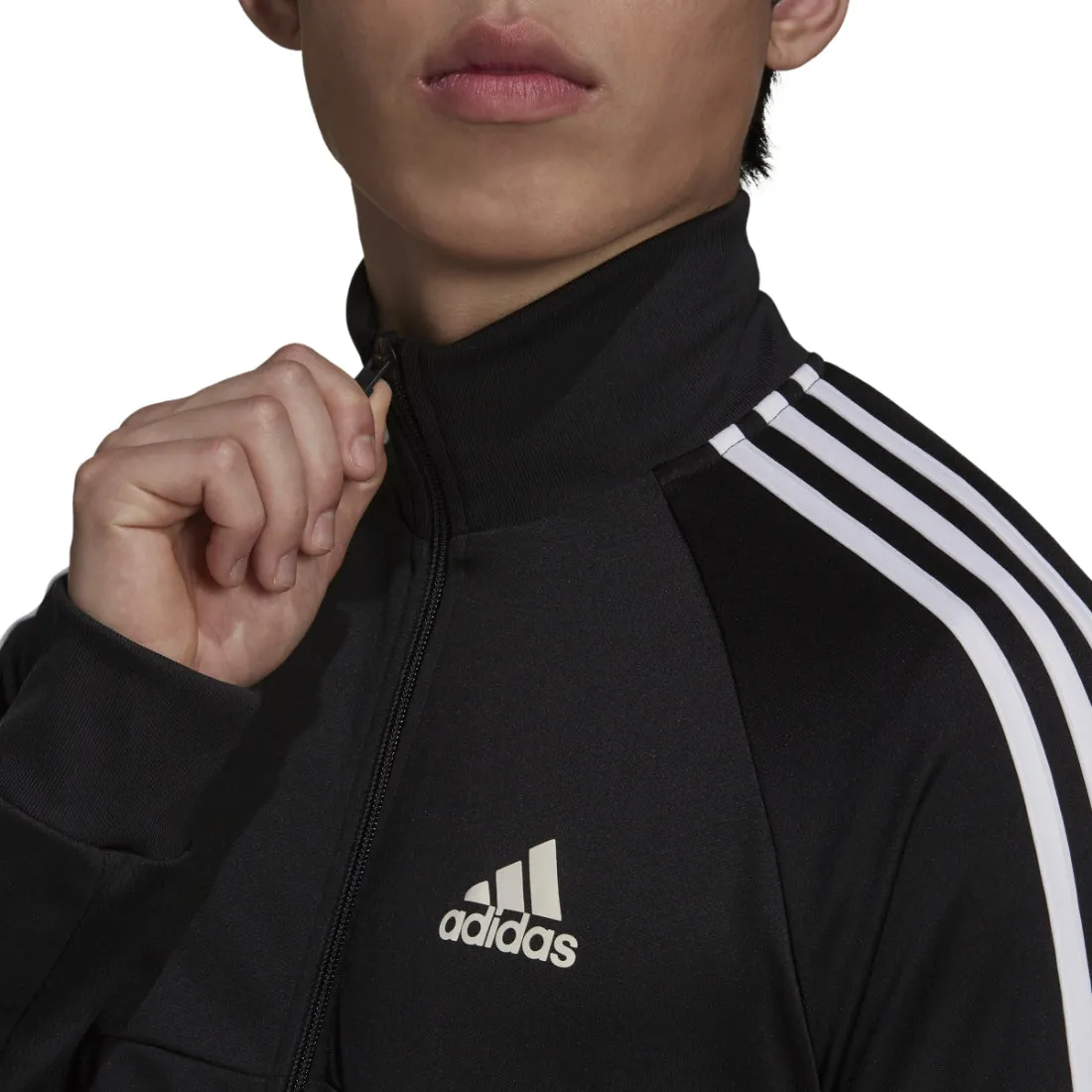 ADIDAS AEROREADY SERENO 3- STRIPES SLIM TRACK JACKET BLACK