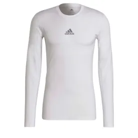 Adidas Compression Long Men's T-Shirt White Gu7334 Xl