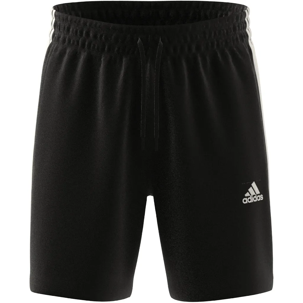 Adidas Essentials French Terry 3-Stripes Shorts BLACK