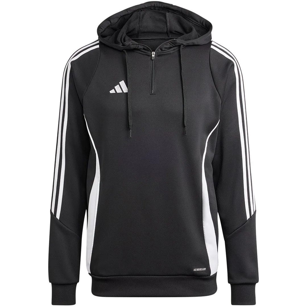 Adidas Tiro 24 Training Hooded Men's Sweatshirt Black Ij9957