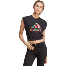 Adidas Women's Farm Rio Sleeveless Tee - Black / Multi