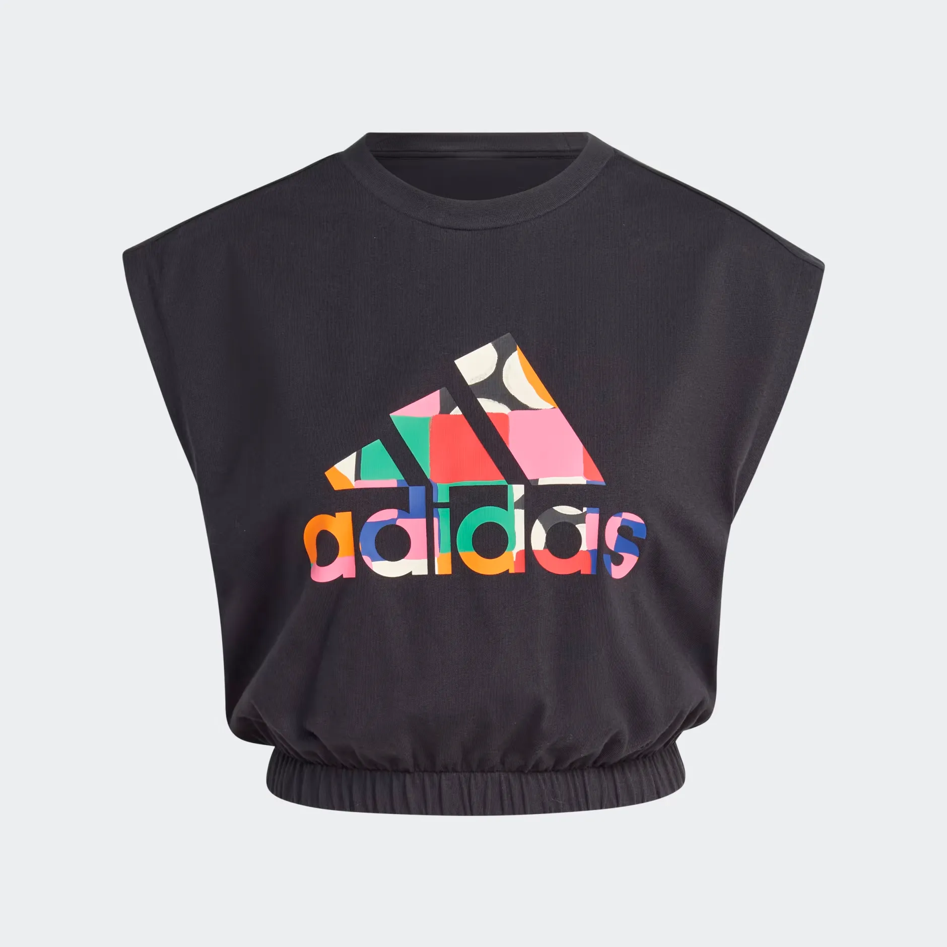 Adidas Women's Farm Rio Sleeveless Tee - Black / Multi