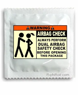 Airbag Safety Condoms - Funny Condoms