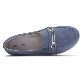 Aravon Women's Bit Loafer Josie Blue B