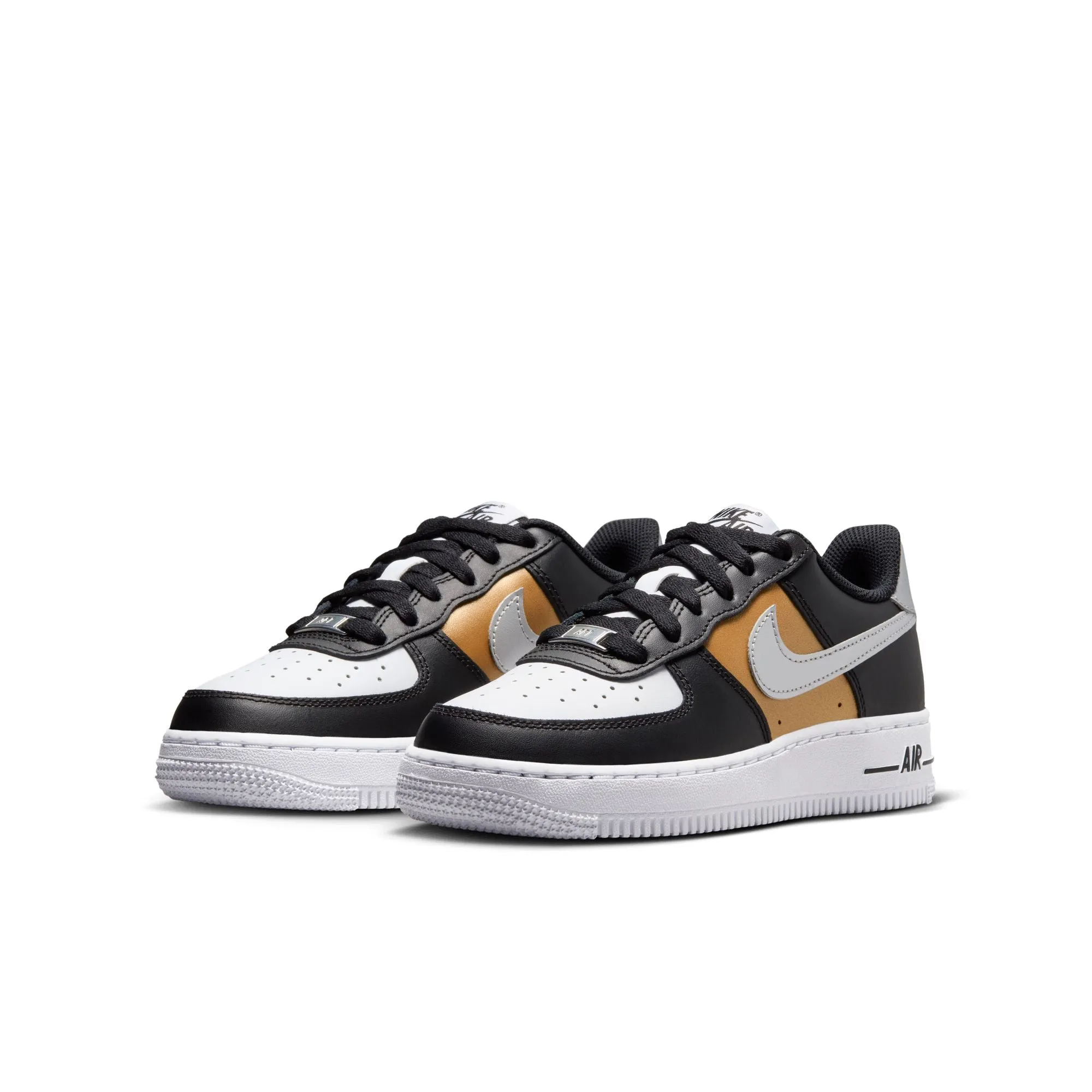 Big Kid's Nike Air Force 1 - Black/Gold