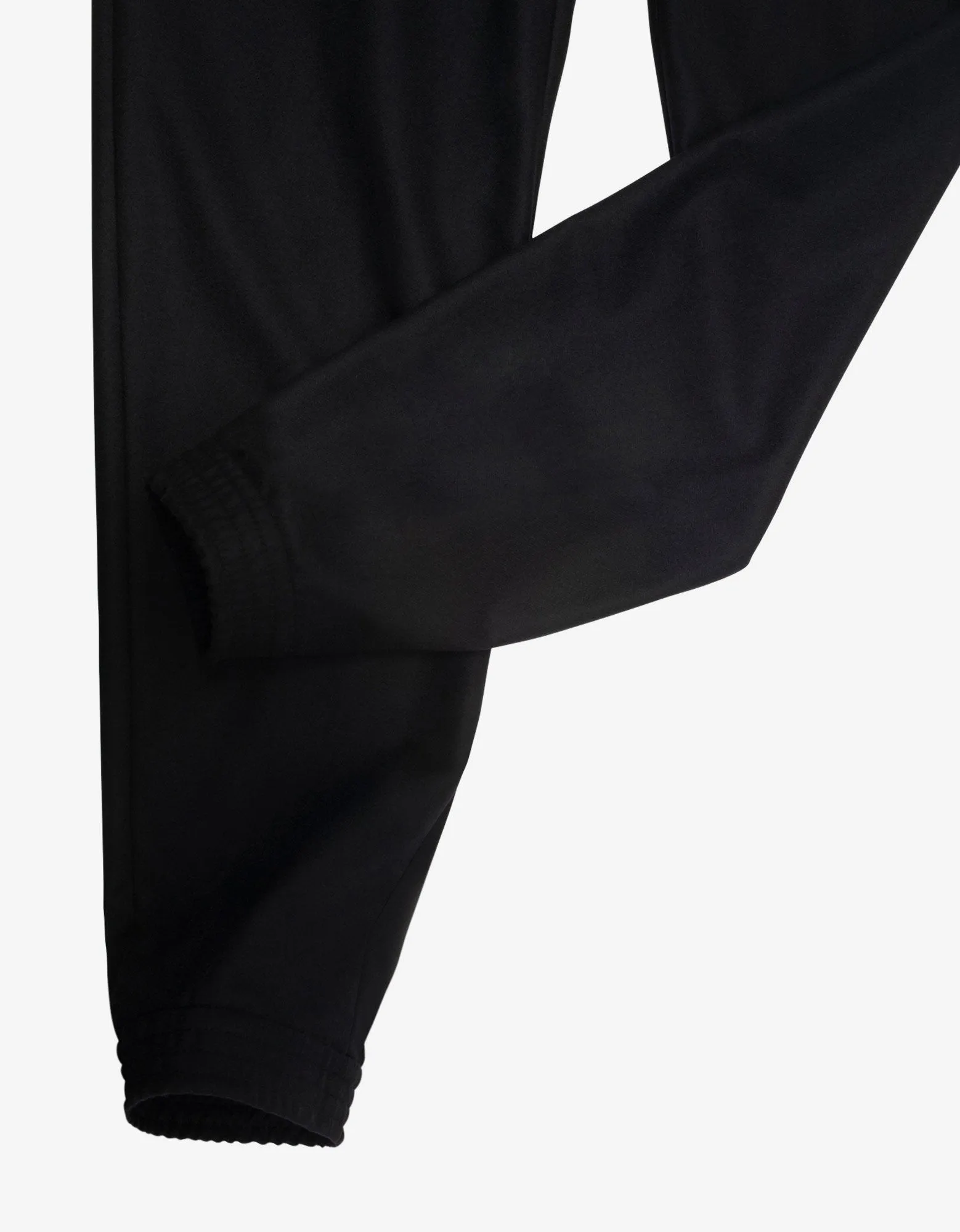 Black Wool Jogging Bottoms