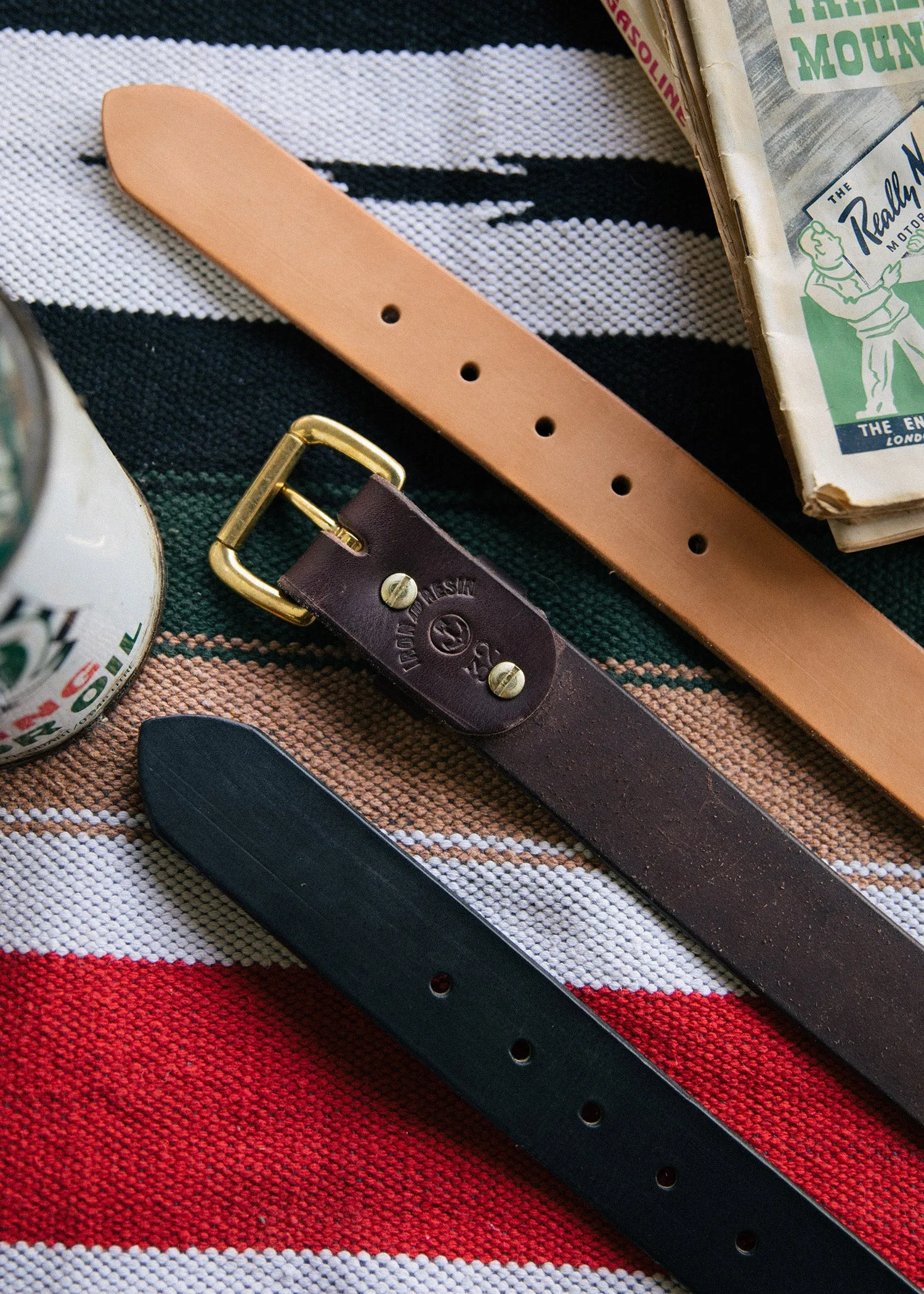 Brigg Leather x InR Handmade Belt