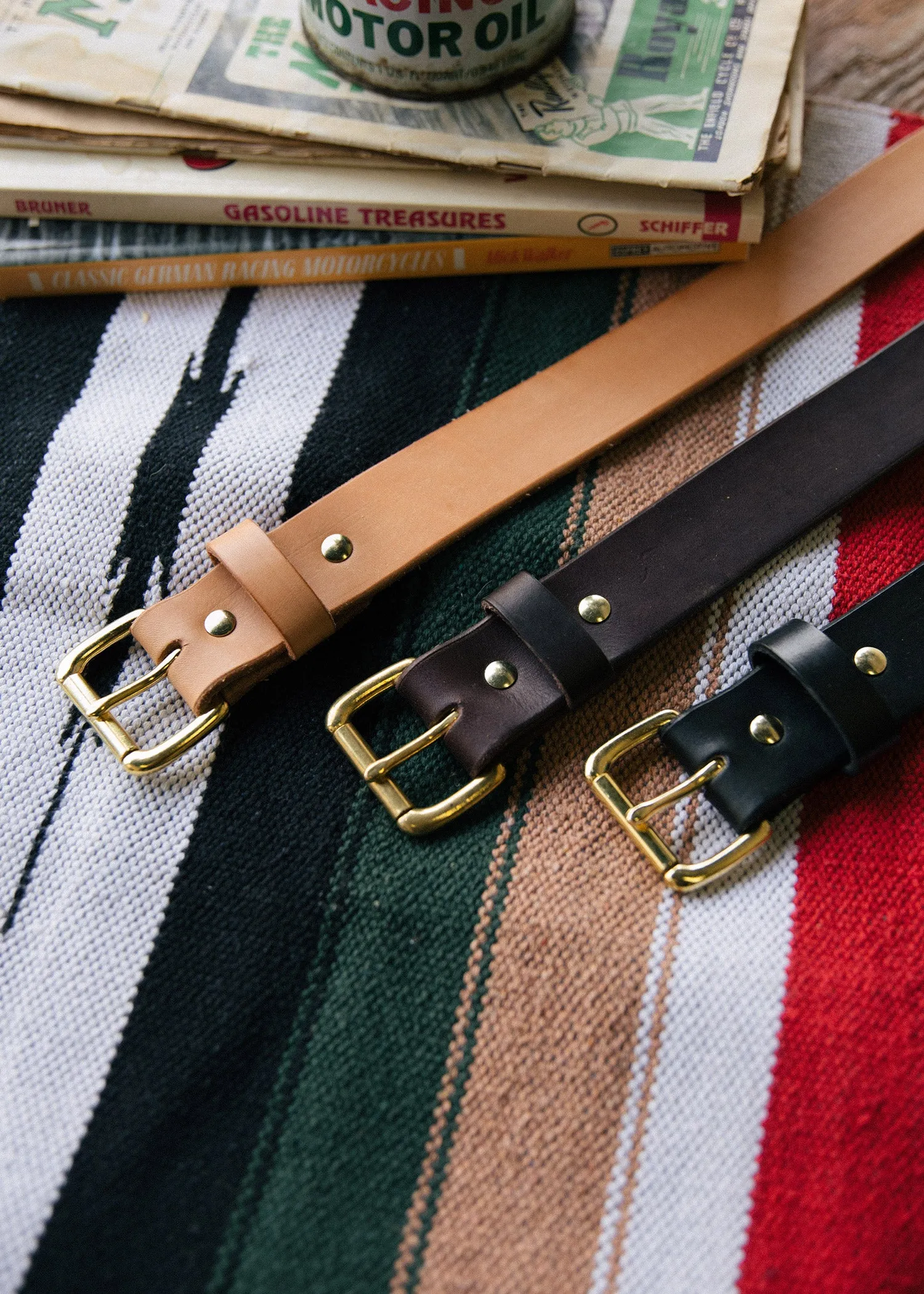 Brigg Leather x InR Handmade Belt