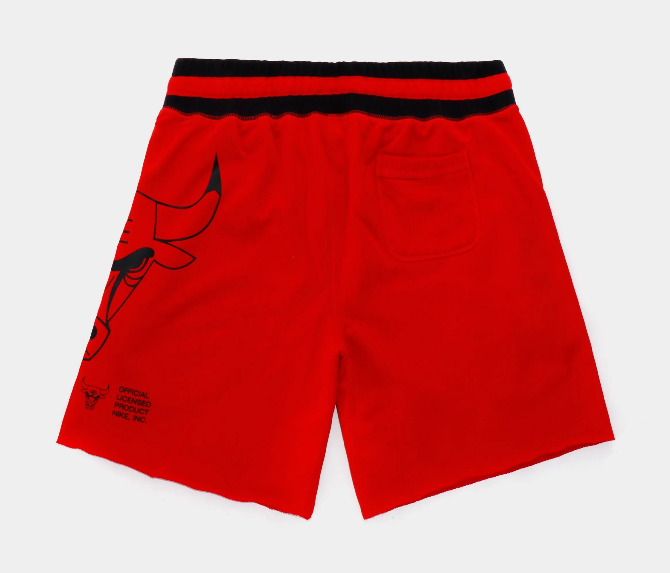 Chicago Bulls Fleece Shorts Mens Shorts (Red)