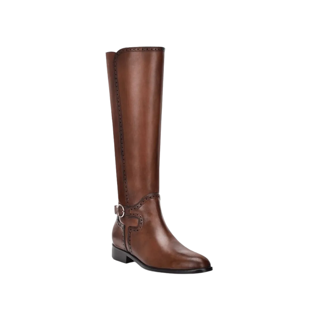 Cuadra Women's Honey Brown Leather High Boots