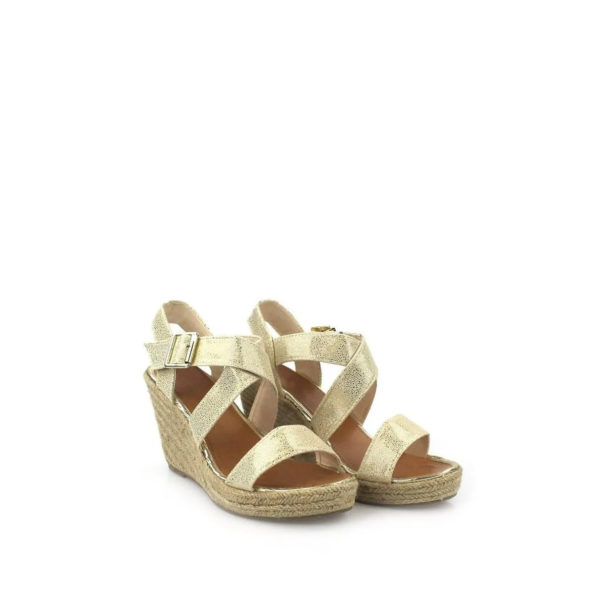 DIANNA Cross Strap Espadrille Wedge