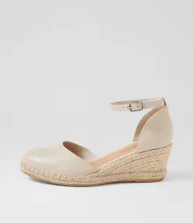 Django & Juliette - Wedges - Rylen - Almond / Rope Leather