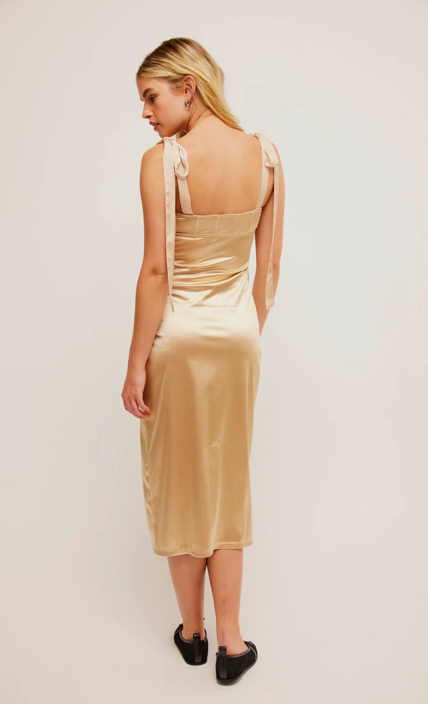 FREE PEOPLE CASINO GOT GLAM MIDI DRESS