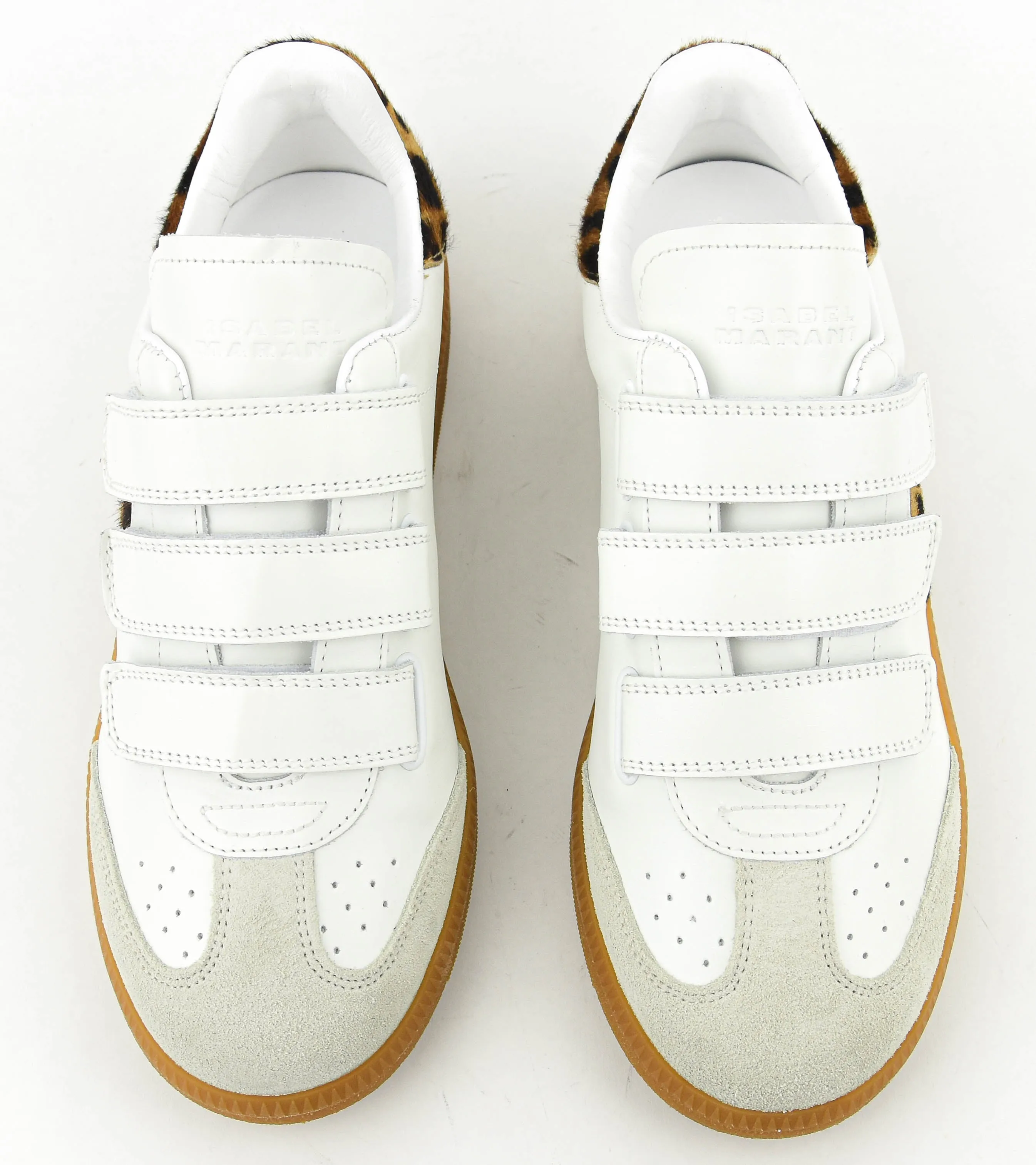 ISABEL MARANT BETH SNEAKER WHITE LEOPARD