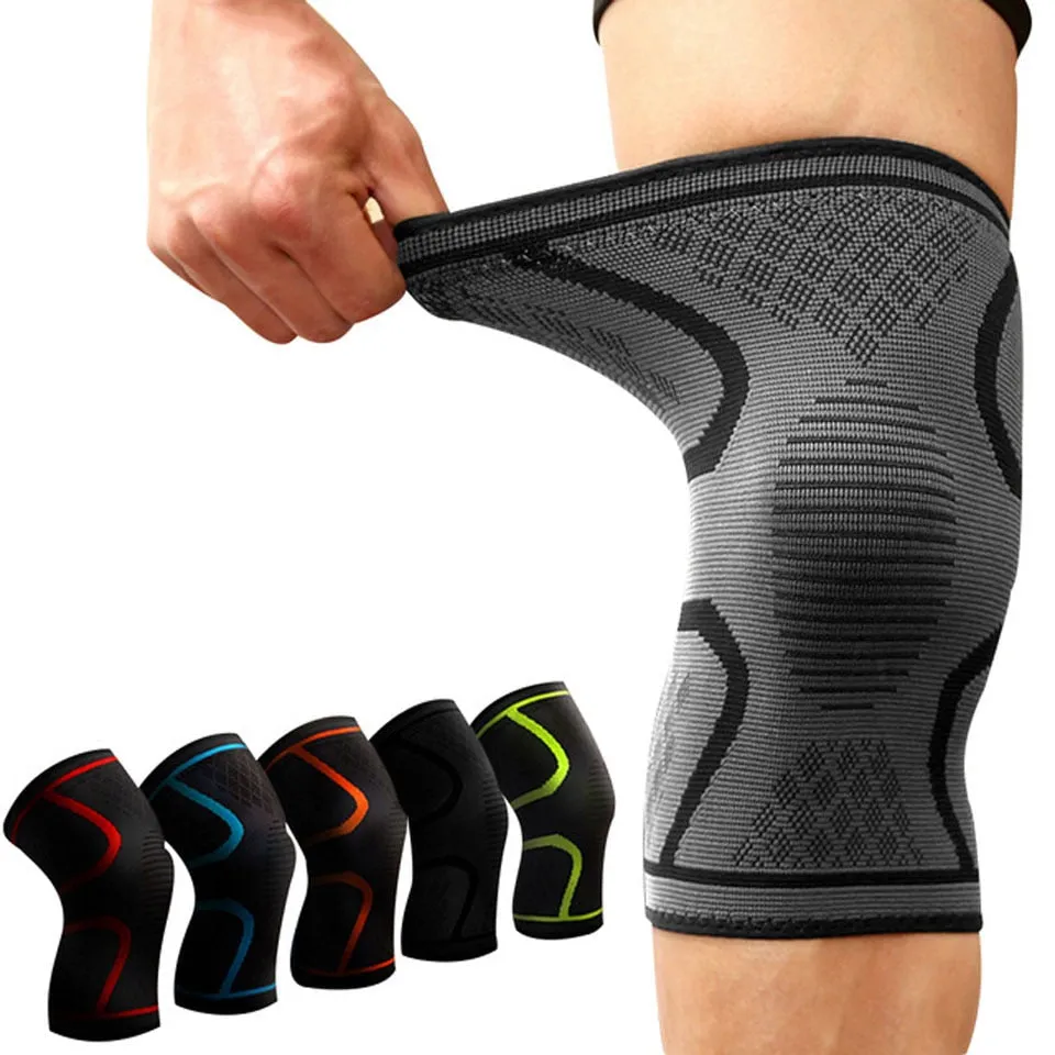 Knee Support Braces Elastic Nylon Sport Compression