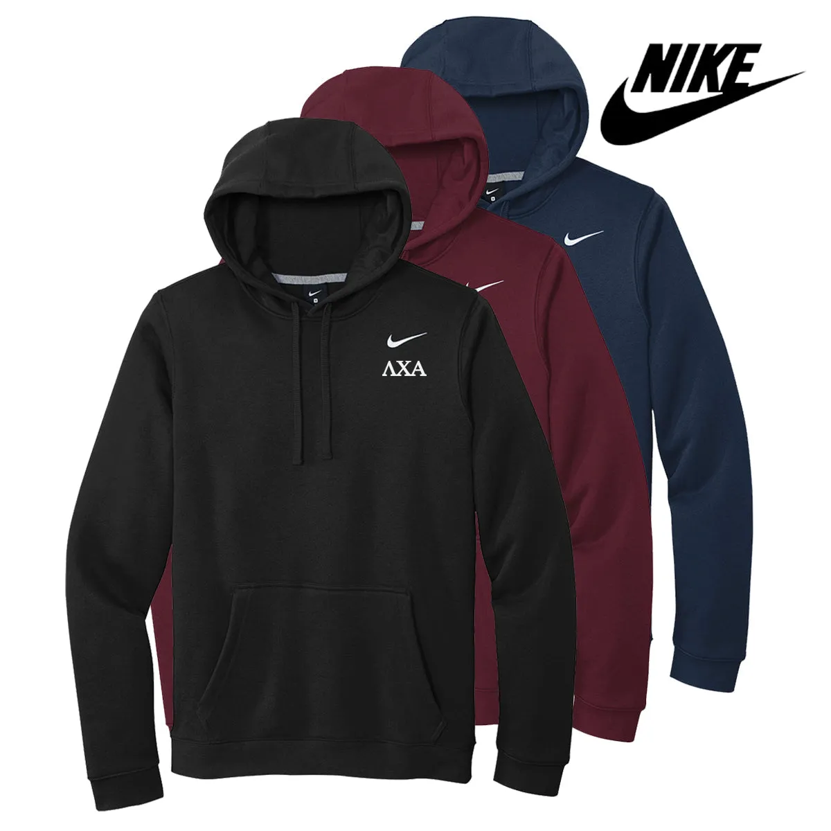 Lambda Chi Nike Embroidered Hoodie