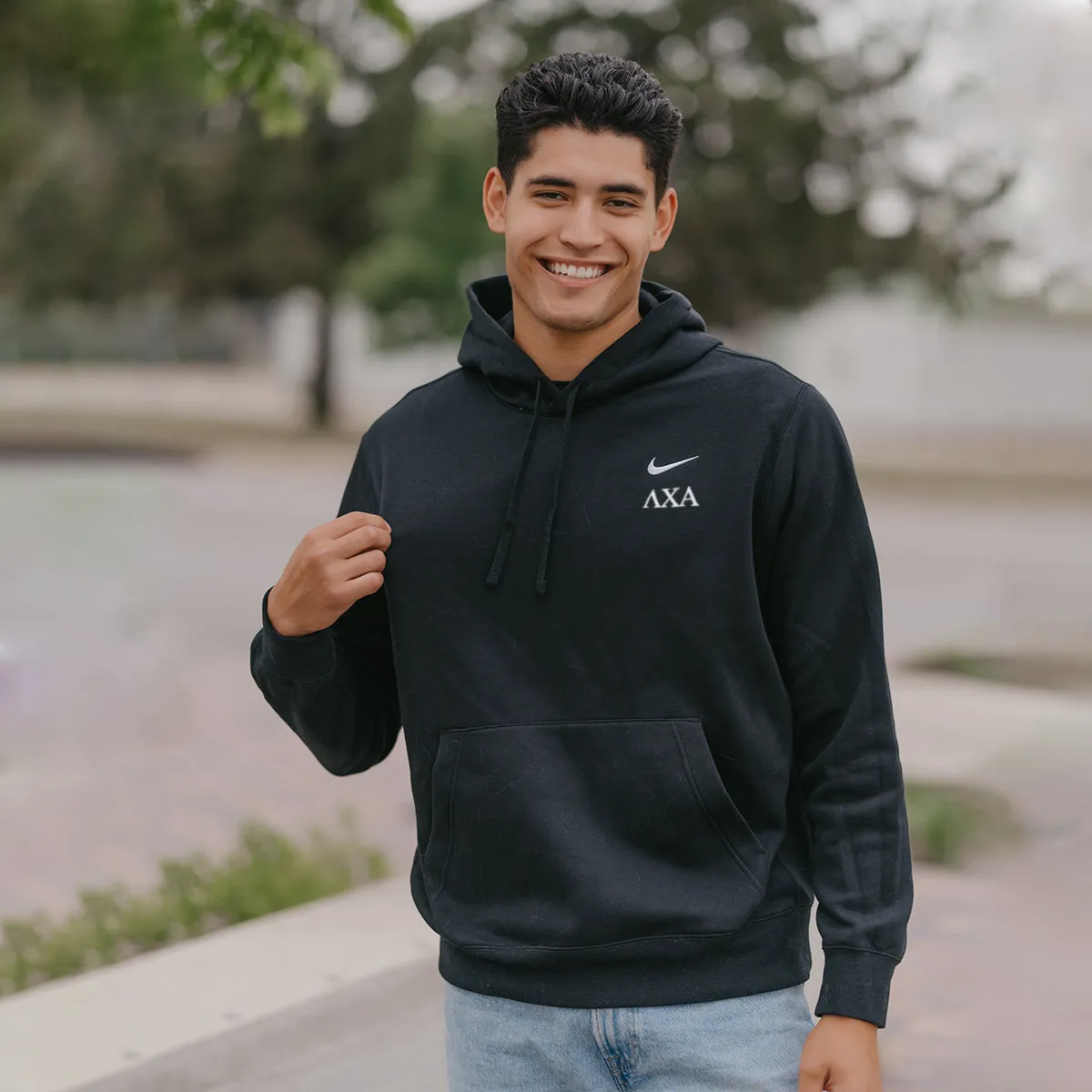 Lambda Chi Nike Embroidered Hoodie