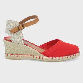 Miz Mooz Malena Cherry Espadrille Wedge Sandal