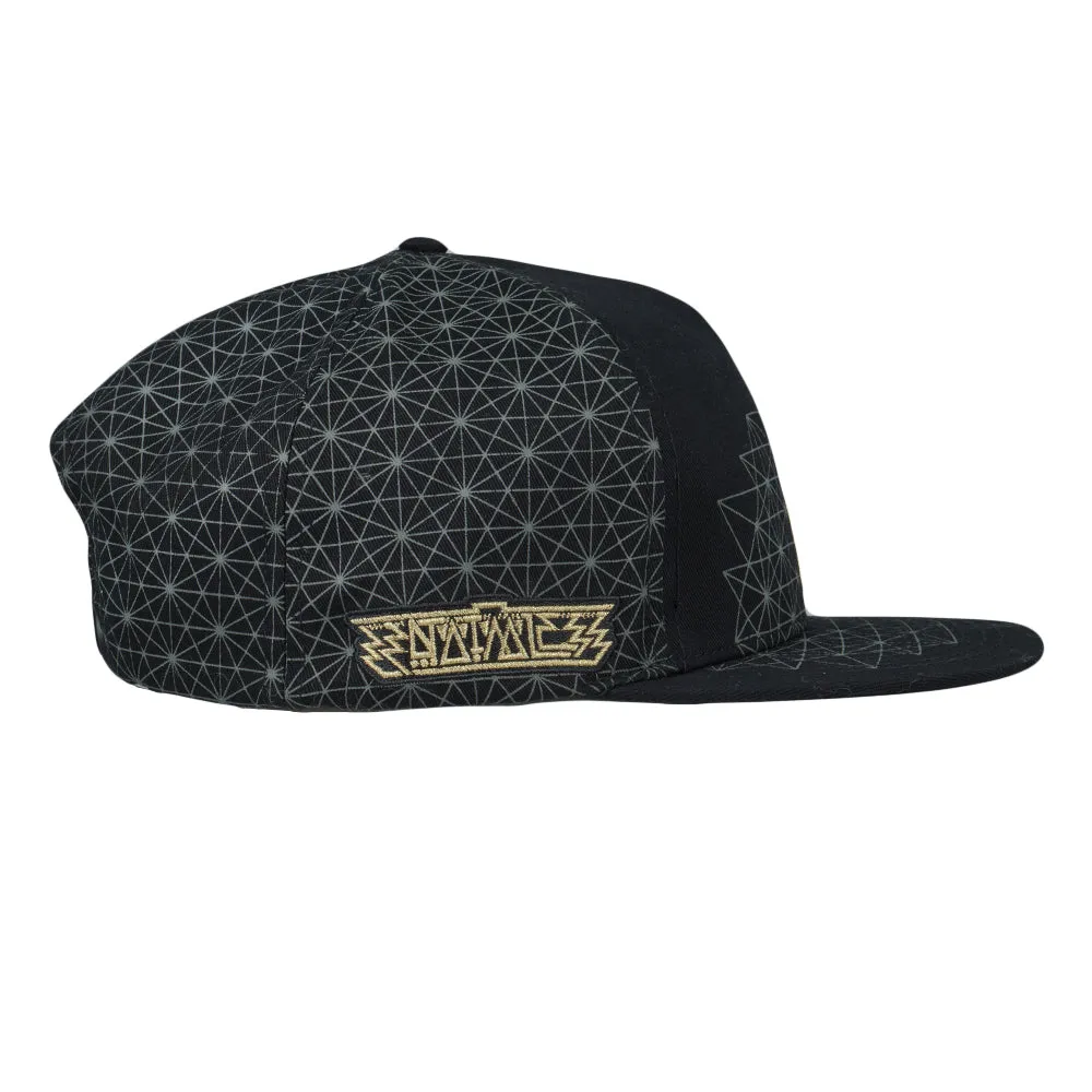 N.Aimless Black Snapback Hat