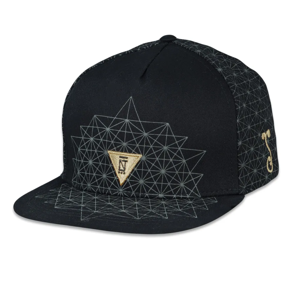 N.Aimless Black Snapback Hat