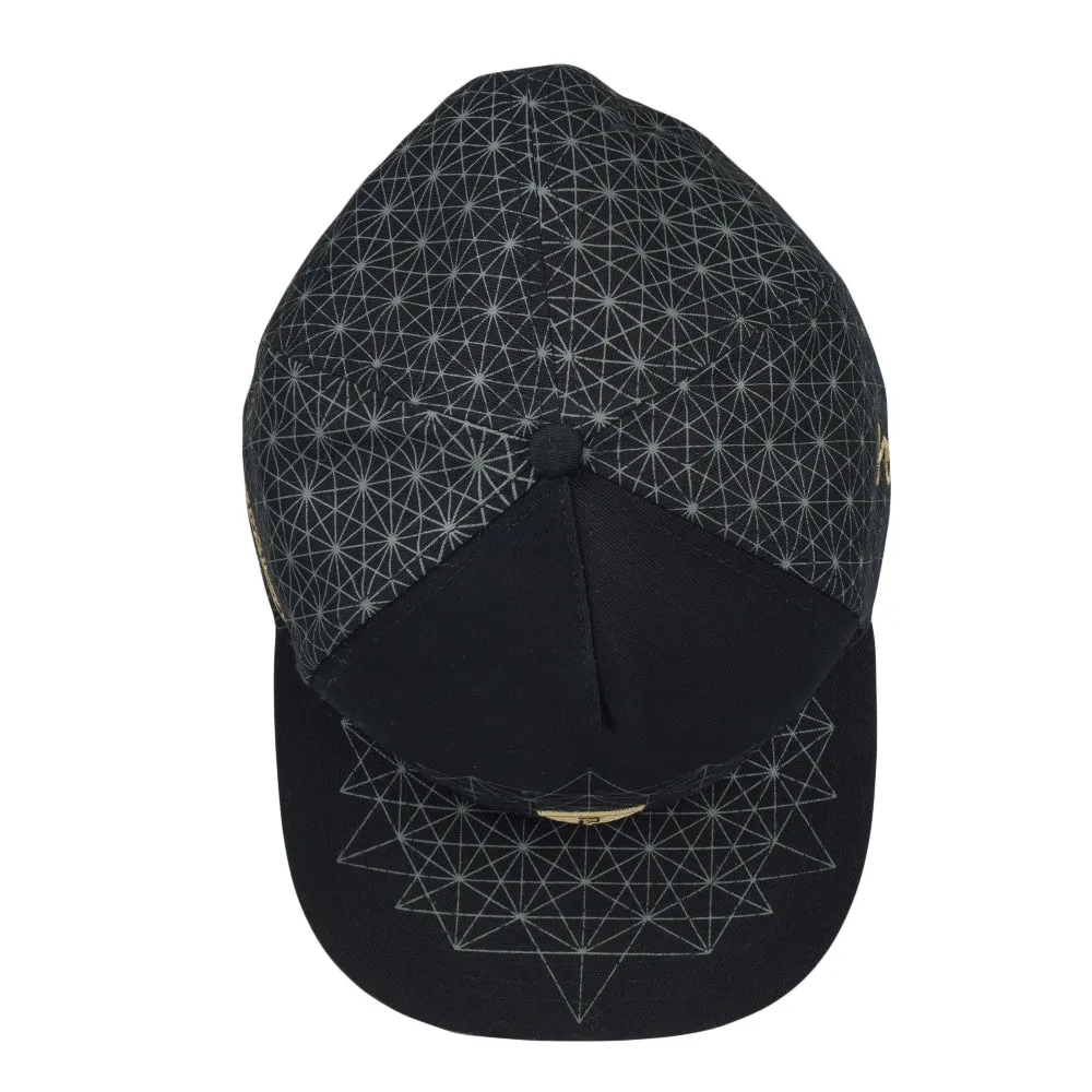 N.Aimless Black Snapback Hat