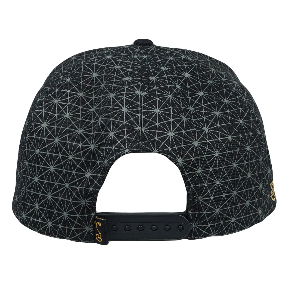 N.Aimless Black Snapback Hat