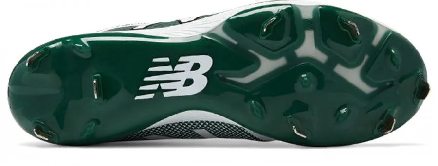 New Balance Mens L4040v4 Low Metal Baseball Cleats