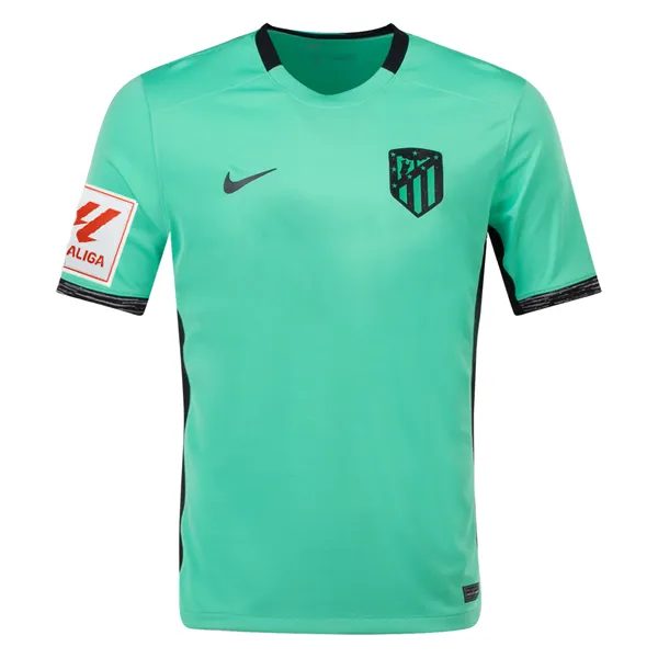 Nike Atletico Madrid Javi Galán Third Jersey w/ La Liga Patch 23/24 (Spring Green/Black)