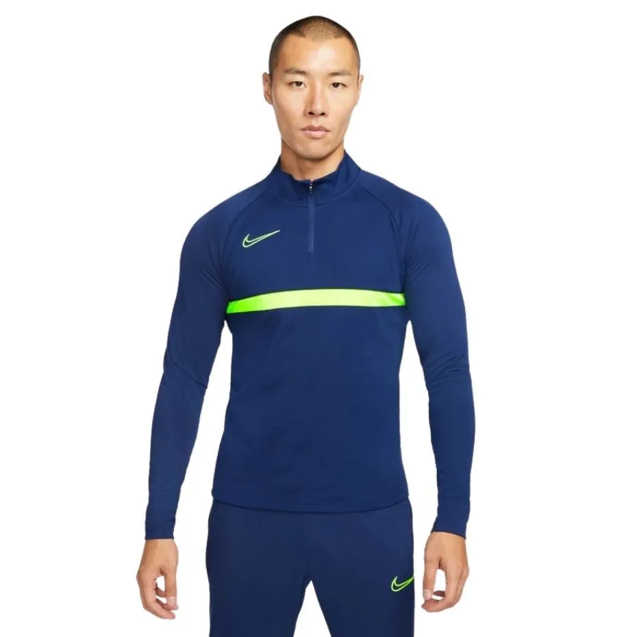 Nike Dri-Fit Academy 21 Dril Top Men's Sweatshirt Navy Blue Cw6110 492 L