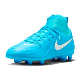 Nike Jr. Phantom Luna II Club FG/MG Soccer Cleats (Blue Fury/White)