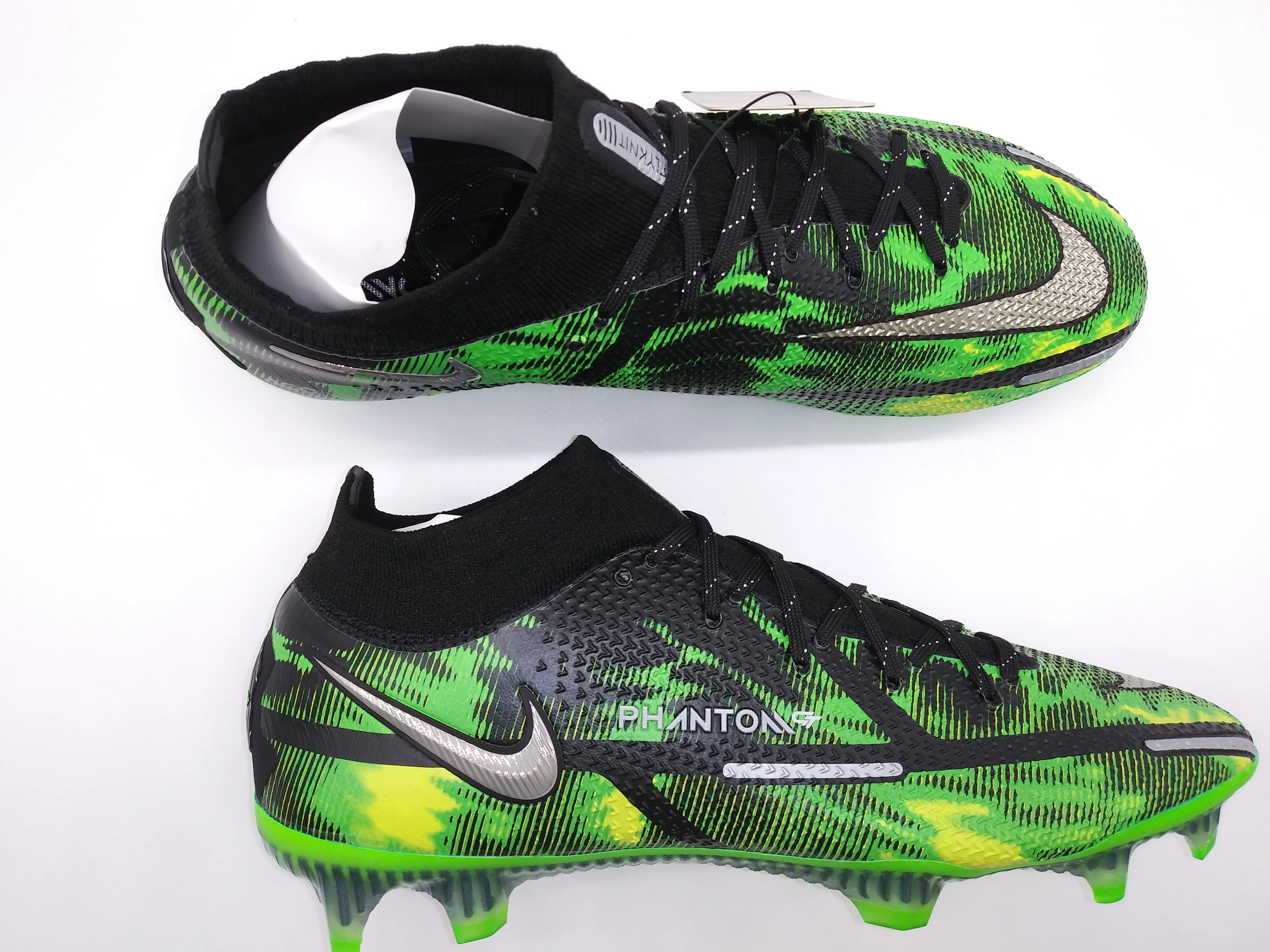 Nike Phantom GT2 Elite DF SW FG Green Black