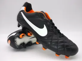 Nike Tiempo Legend IV FG Black Orange