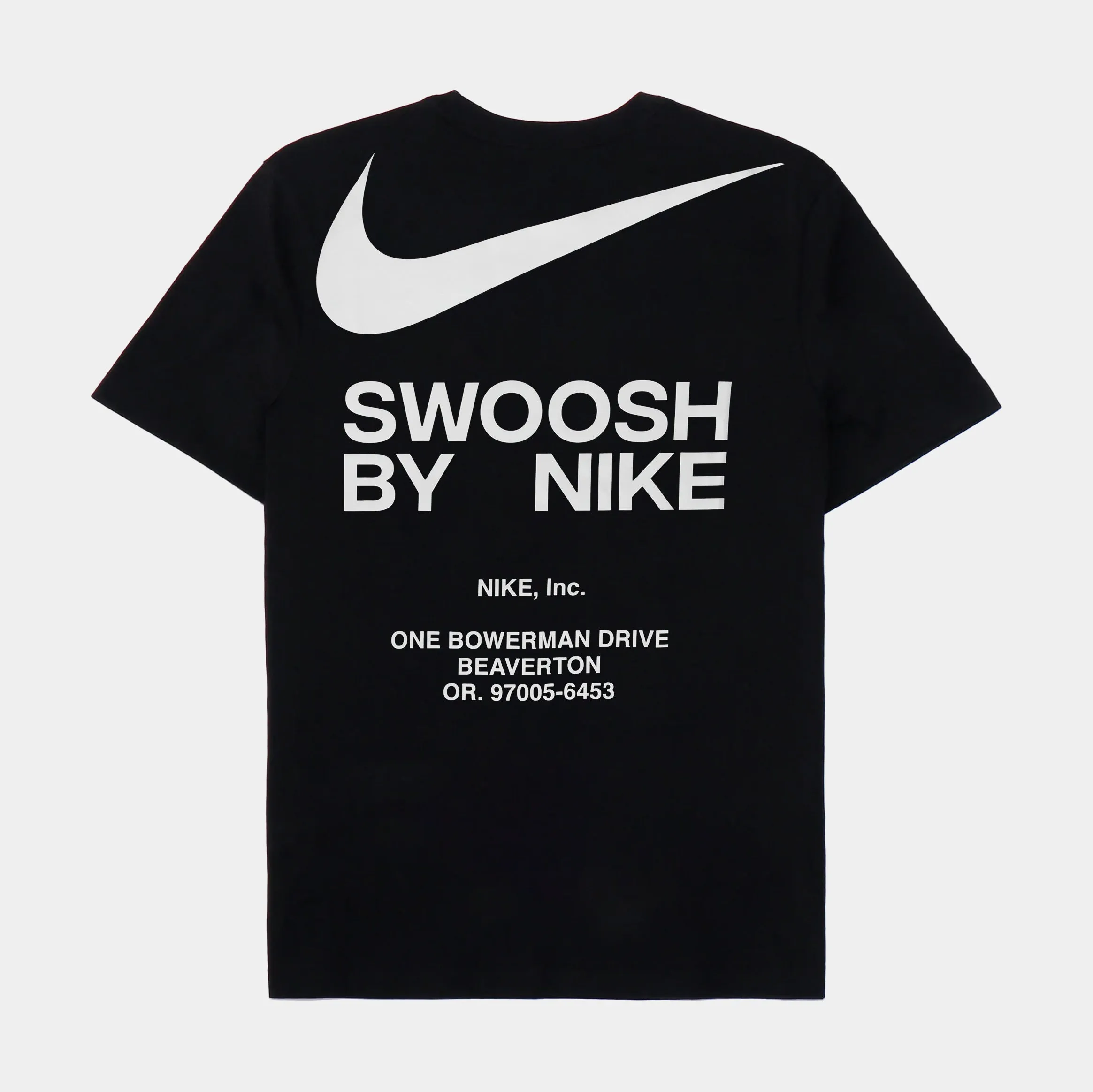 NSW Swoosh Mens Short Sleeve Shirt (Black)