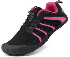 Oranginer Women's Minimalist Barefoot Shoes ZD2 - Black/Rose