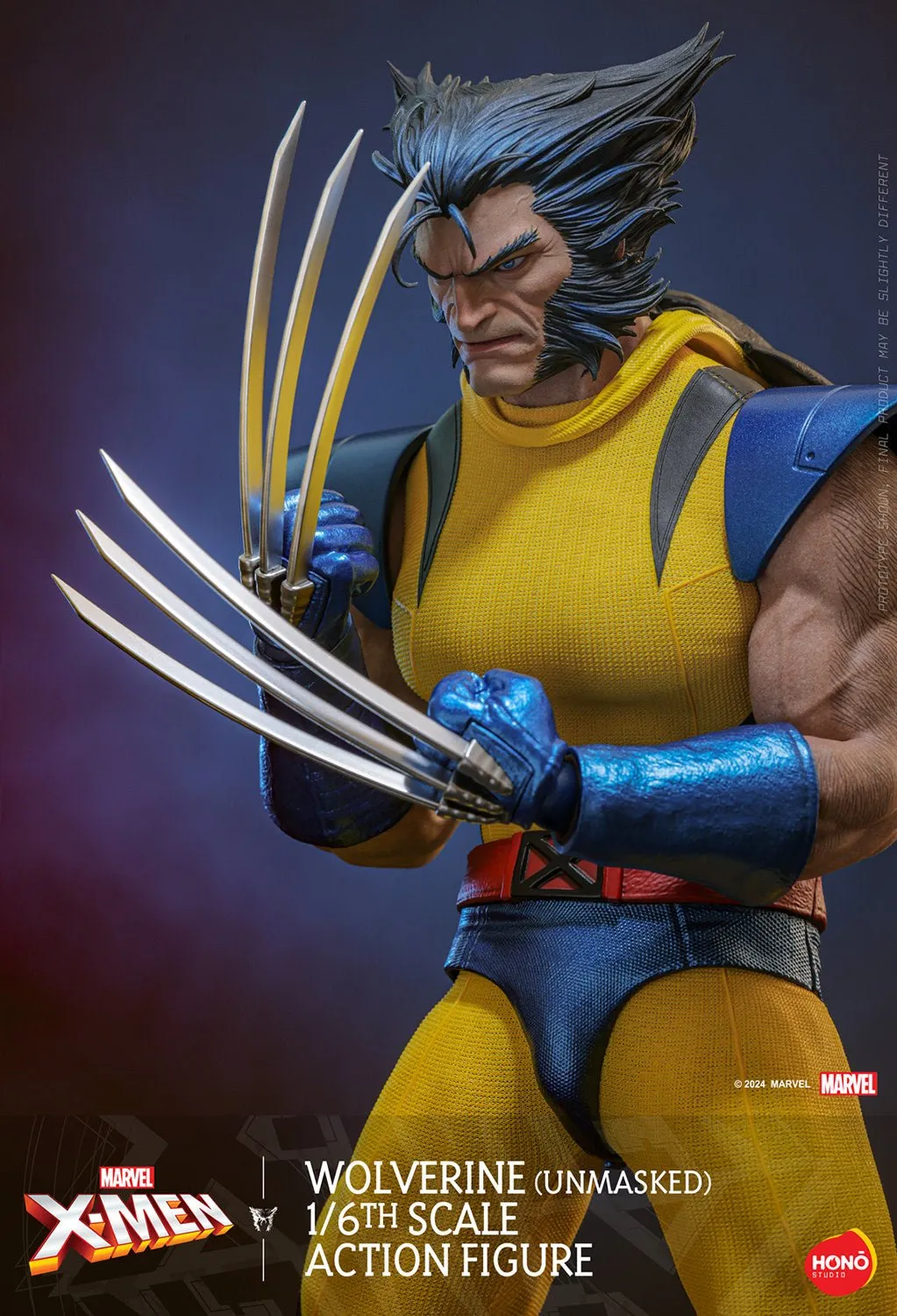 PRE-ORDER: Honō Studio Marvel Wolverine Unmasked Sixth Scale Figure - Hot Toys