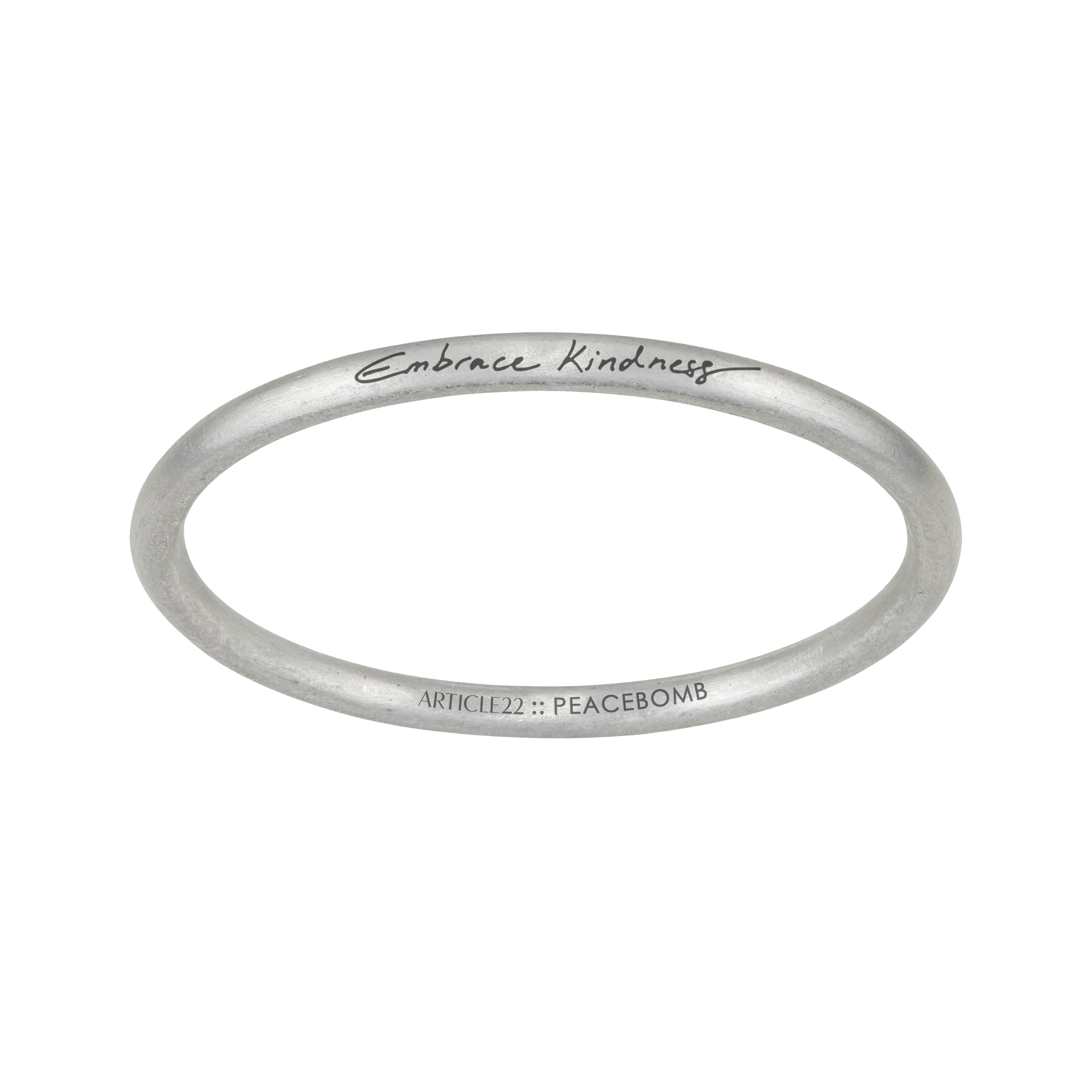 "EMBRACE KINDNESS" BANGLE - CARRE OTIS COLLABORATION