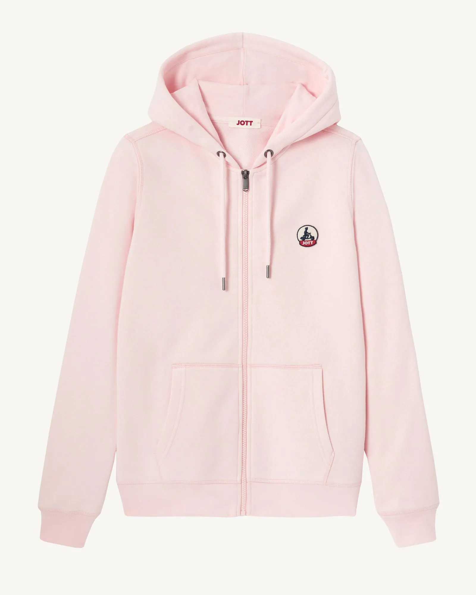 Sweat à capuche femme en coton biologique Rose clair Oaxaca