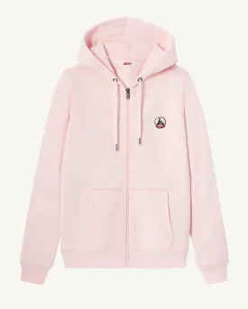 Sweat à capuche femme en coton biologique Rose clair Oaxaca