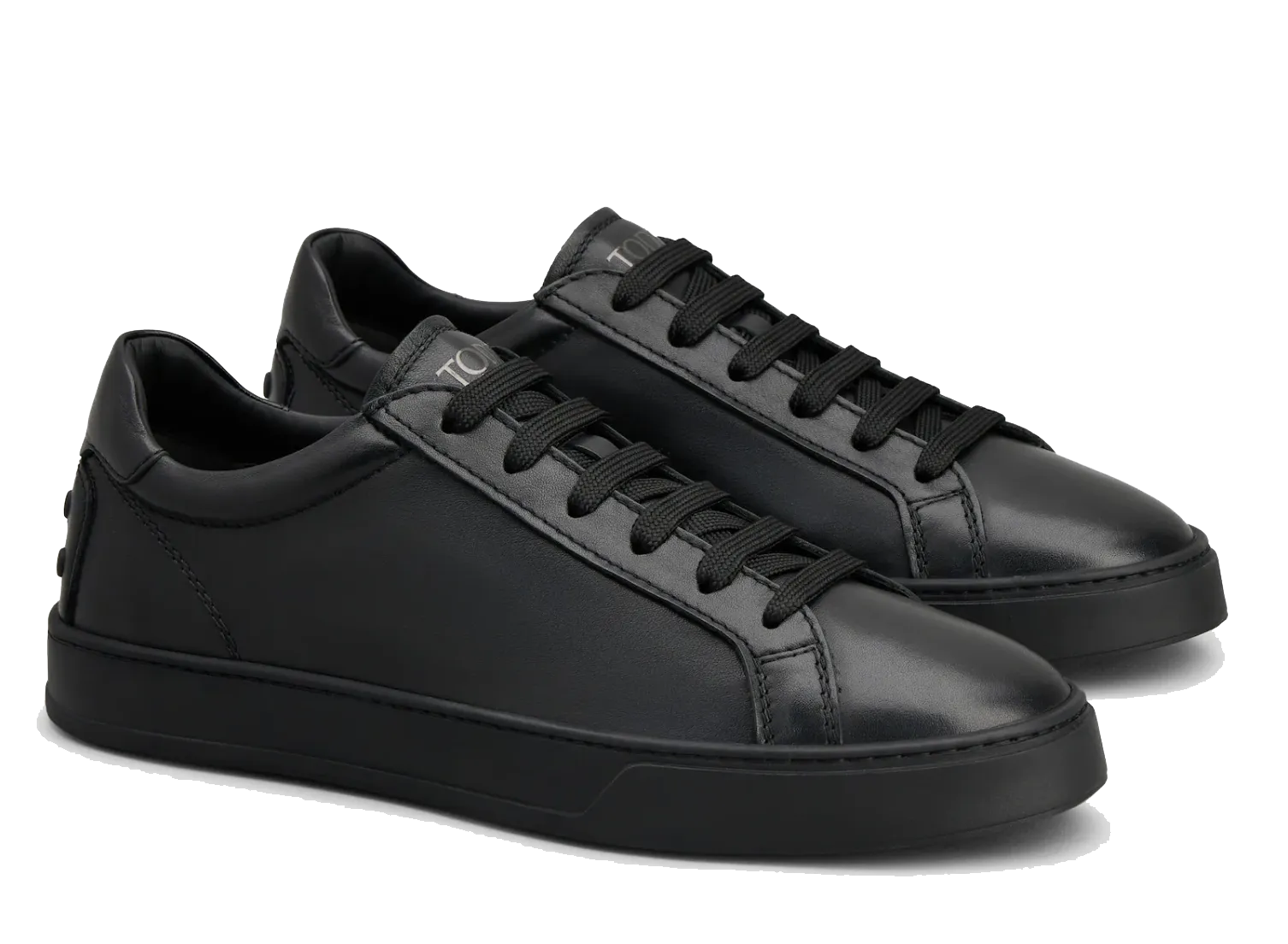 TOD'S LEATHER SNEAKER BLACK