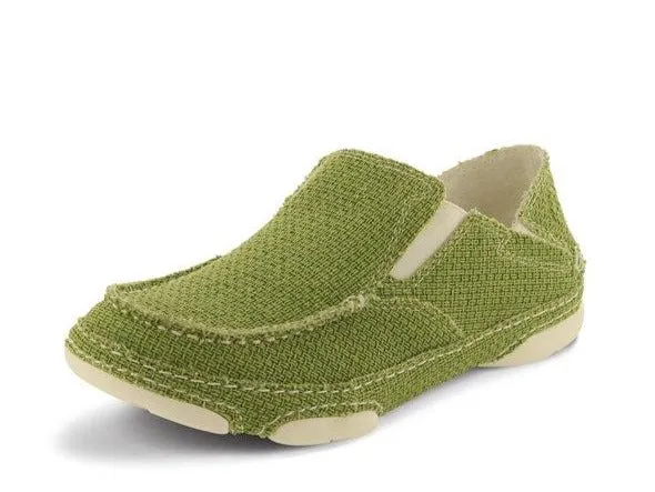 Tony Lama Lime Green Lindale Casual Round Toe Slip On Shoes for Women