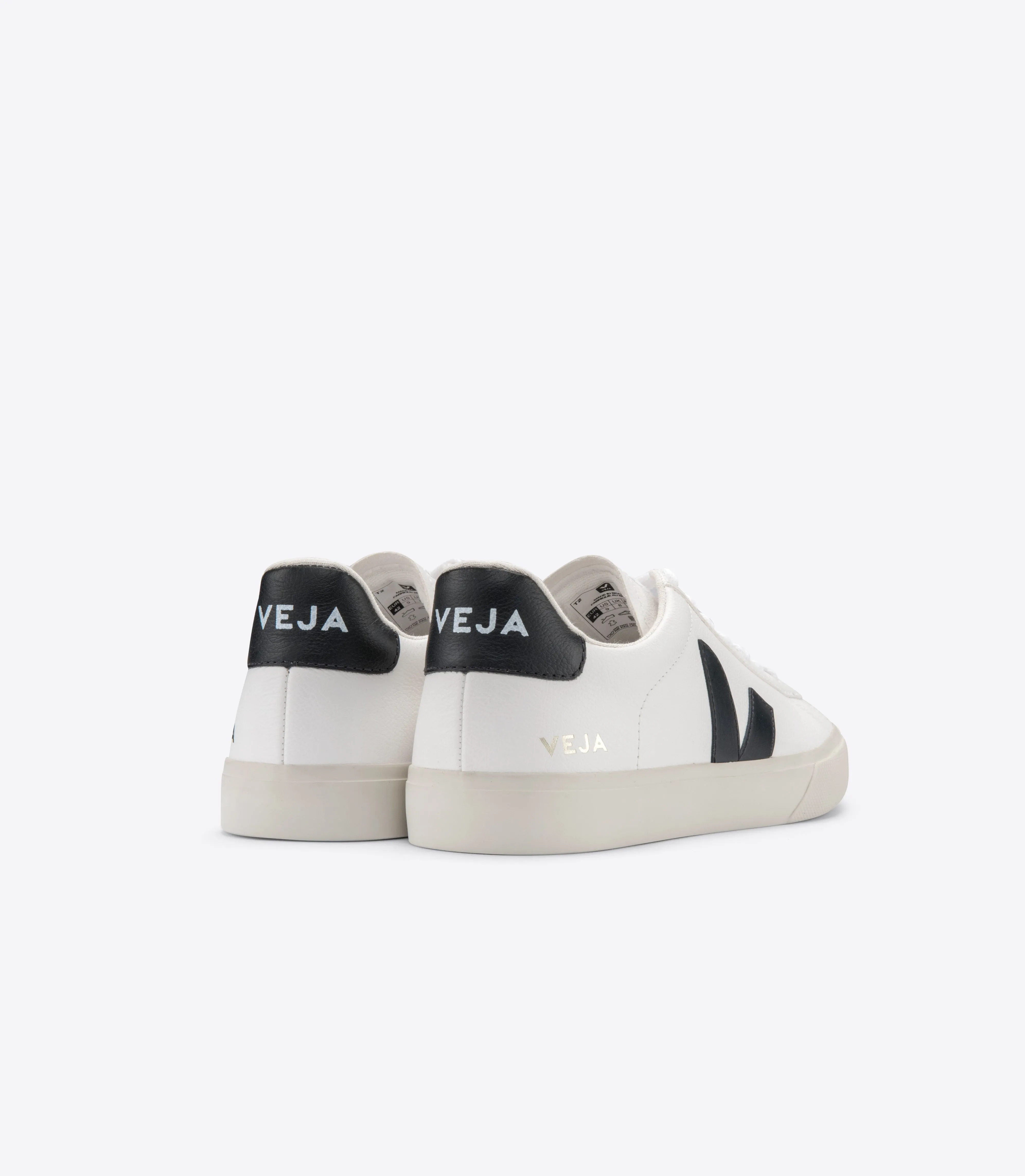 Veja - Campo Chromefree Sneakers in Extra-White Black