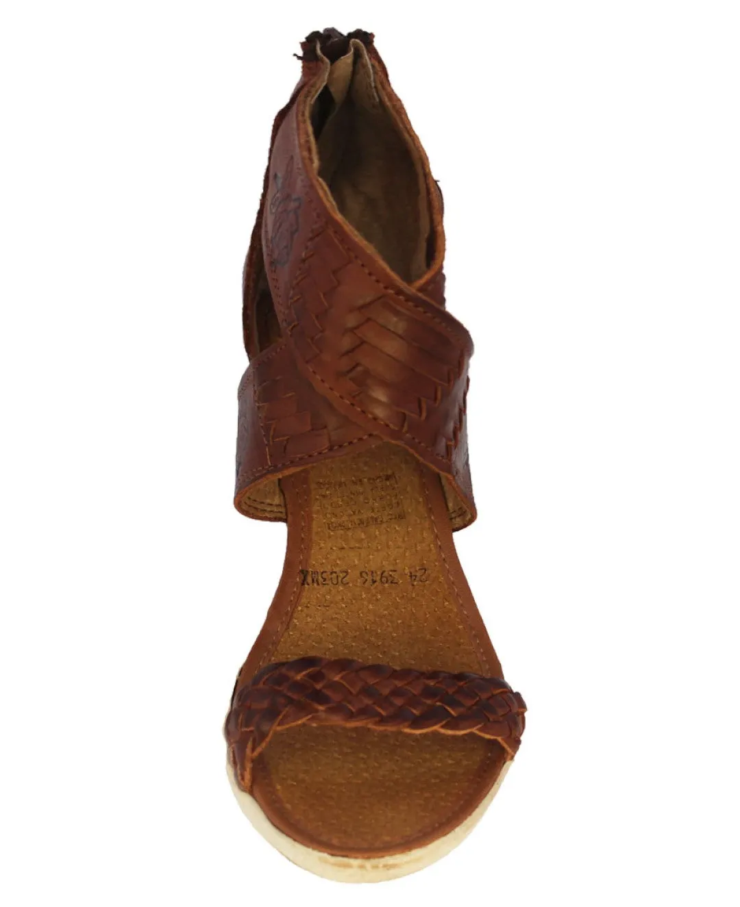 Womens Authentic Huaraches Real Leather Sandals Cognac - #2031