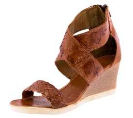 Womens Authentic Huaraches Real Leather Sandals Light Brown - #2031